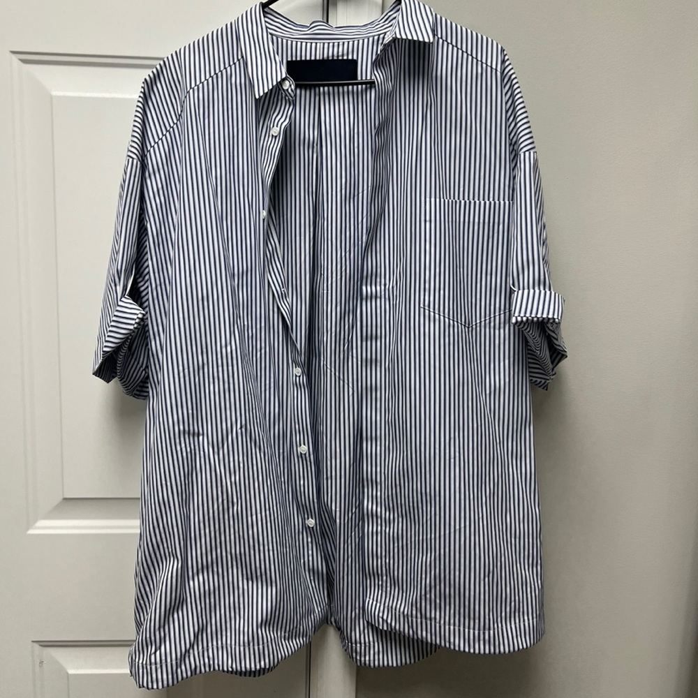 Juun j oversized short sleeve shirt